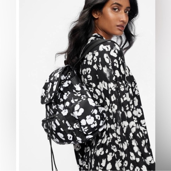 Ted Baker SHEFA Backpack Nocturnal Animal Rucksack Black Travel Work Gym Bag main image 7